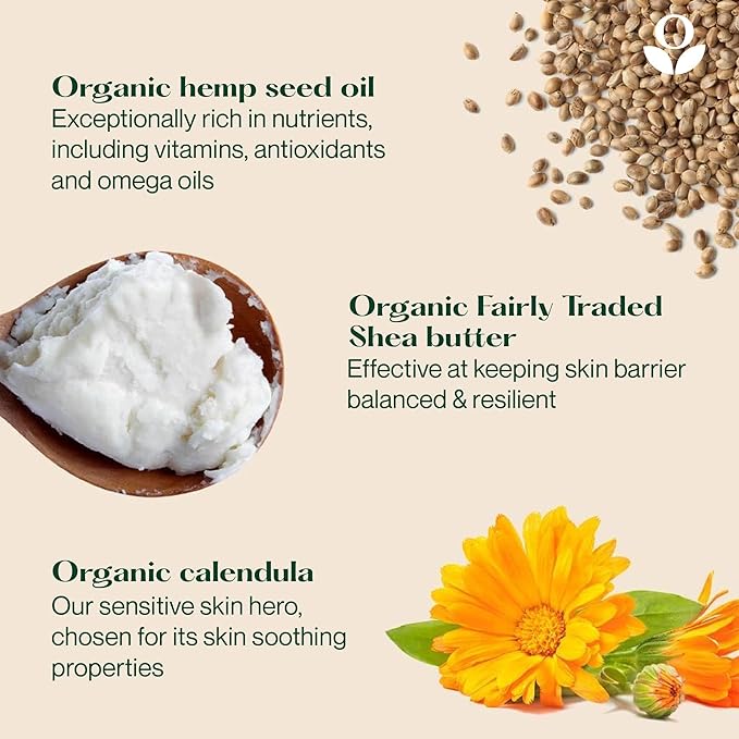 Balmonds - Daily Moisturizing Cream - 10.5oz. (300ml) - 99% Natural Moisturizer For Face & Whole Body - Free From Fragrance - Vegan - All Skin Types