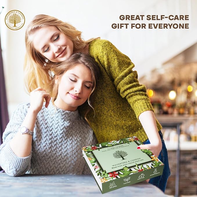 Wavertree & London Natural Soap Bars Gift Set (Set of 6), 7 Oz Assorted Scented Bar Soap Gift Box for Women & Men, Moisturizing & Pure Triple Milled Luxury Bath Soap Bars enriched with Shea Butter
