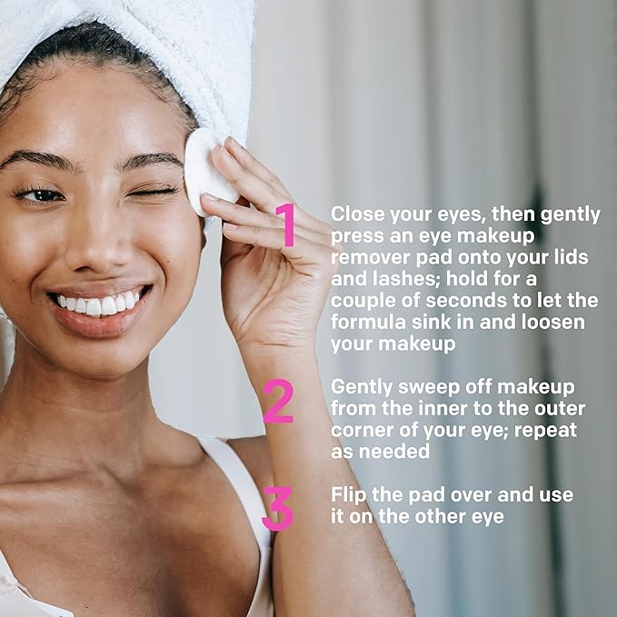 Almay Biodegradable Makeup Remover Pads, Micellar Gentle, Hypoallergenic, Fragrance-Free, Dermatologist & Ophthalmologist Tested, 120 Count (Pack of 2)