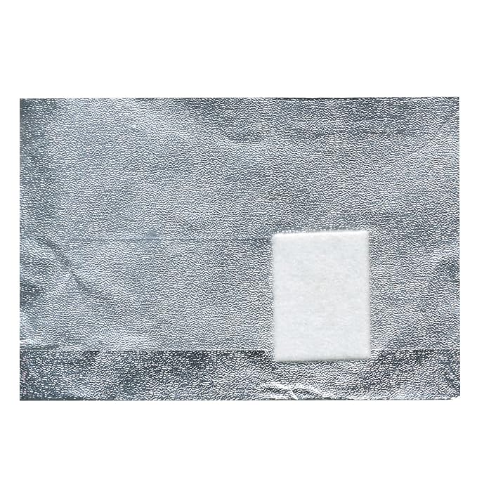 ForPro Expert Embossed Gel Polish Removal Wraps, Pre-Cut with Cotton Pad, Remove Gel Polish, Acrylics, & Nail Art, 4” L x 2.9” W, 100-Count