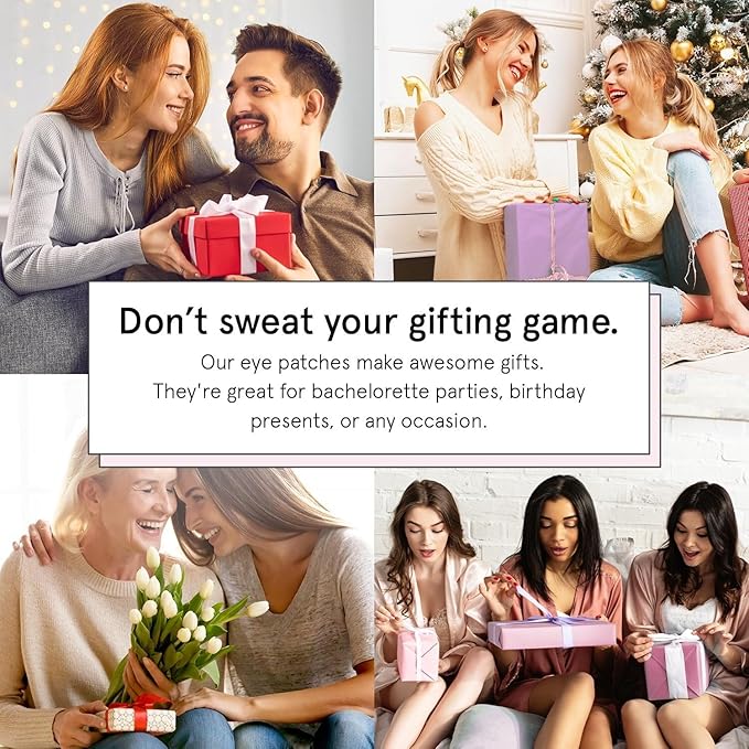 grace & stella Under Eye Patches (12 pairs) Eye Masks for Puffy Eyes and Dark Circles - Birthday Gifts for Women, Bachelorette Party Favors, Bridesmaid, Self Care and Relaxation Gifts for Her - Vegan