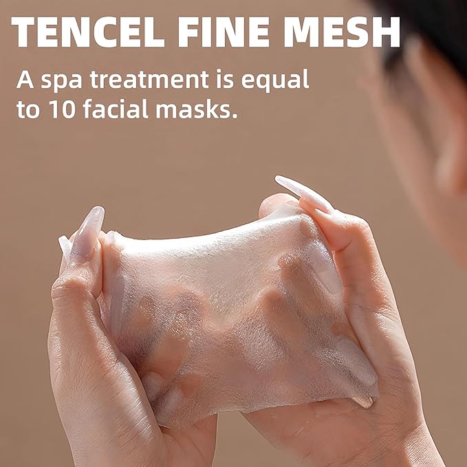 Hypoallergenic Stretchable Cotton Pads 200 Count - Moisturizing Facial Makeup Remover Pads for Sensitive Skin, Plastic Case