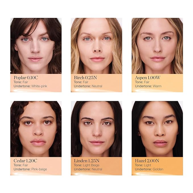 Ogee Complexion Perfecting Liquid Foundation - Lightweight Tinted Moisturizer For Face (Birch 0.25N - Fair, Neutral Undertones) - with Vitamin C & Jojoba Oil - Certified Organic & Made in USA