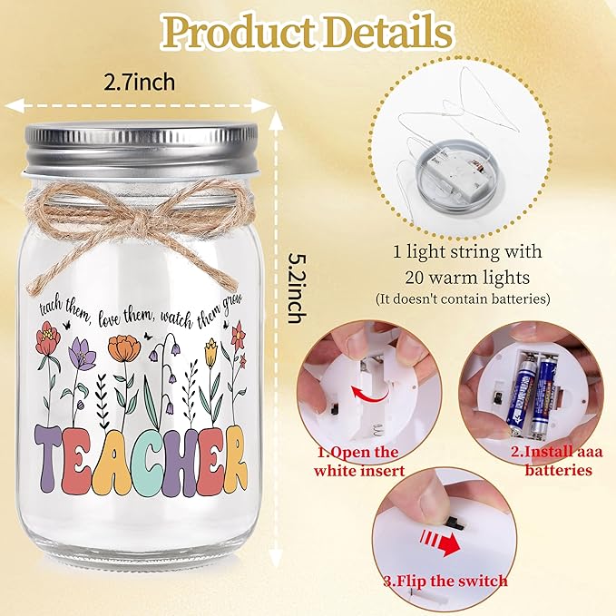 Teacher Appreciation Gifts End of Year Thank You Gifts for Teachers Retirement Christmas Birthday