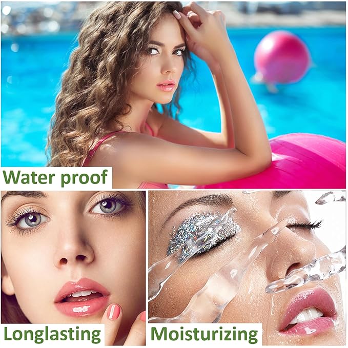 3PCS Jelly Lipstick,Moisturizing Color Changing Lip Balm Lipstick,Waterproof Temperature Color Change Lip Gloss (C)