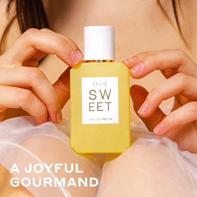 Ellis Brooklyn Sweet Eau de Parfum, Gourmand Perfume for Women with Pear, Marshmallow & Orris, Vegan, Cruelty-Free, Paraben-Free, Made in the USA,100ml / 3.4 Fl Oz