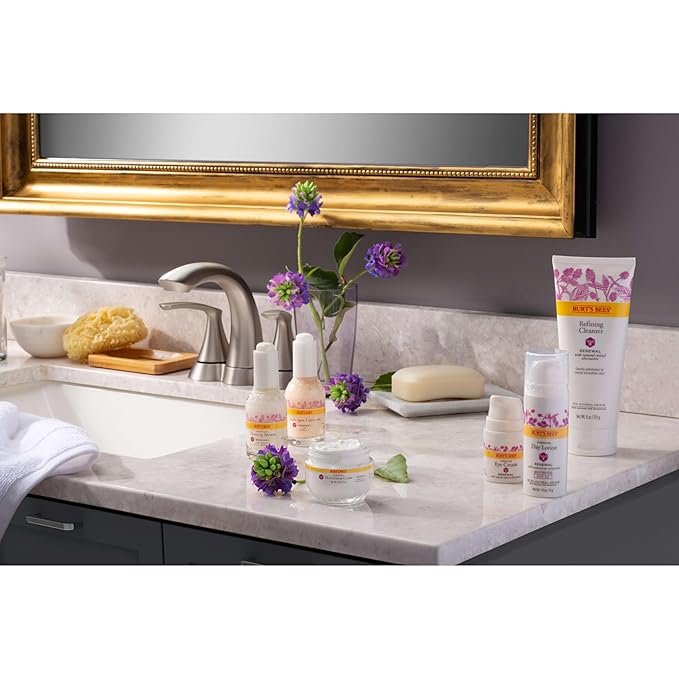 Burt's Bees Renewal Firming Face Cream, Anti-Aging Retinol Alternative, Moisturizing Natural Origin Skin Care, 1.8 Ounce (Packaging May Vary)