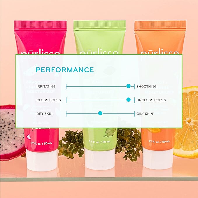 pürlisse Kale + Vitamin K Hydrating Face Moisturizer - Face Moisturizer for Detoxifying & Pore Tightening - Packed with Antioxidants for Smooth, Radiant & Youthful Skin (1.7 Fl oz)