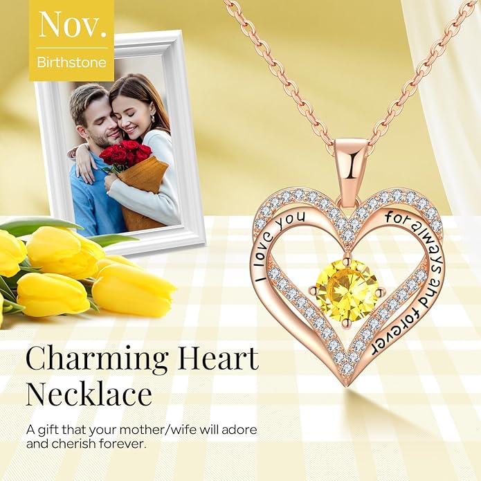 18K Rose Gold Necklaces for Women Birthday Gifts for Women Jewelry for Women Birthday Gifts for Wife Girlfriend Daughter Wife Birthday Gifts for Anniversary Mothers Day Christmas Valentines Gifts