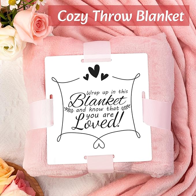 Birthday Gifts for Women, 13pc Valentine Gift Basket for Women Birthday Unique, Spa Basket Care Package Get Well Soon Box for Teen Girls, Sister, Mom, Her Fantasy Box for Mother's Day