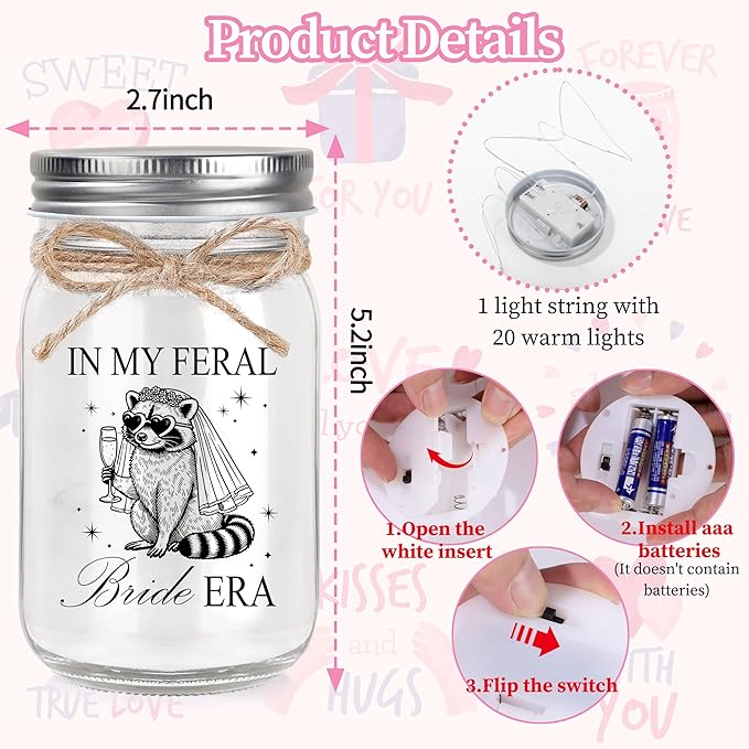 Bride Gifts Bridal Shower Gift Bachelorette Gifts for Bride to Be Wedding Engagement Gift for Women