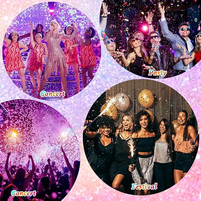 Pink Face and Body Glitter Stick for Sparkling Makeup, Hair Glitter Accessories for Women, Highlighting Stick for Fairy Dust Makeup, Cheerful Face Glitter for Festive Parties and Carnivals