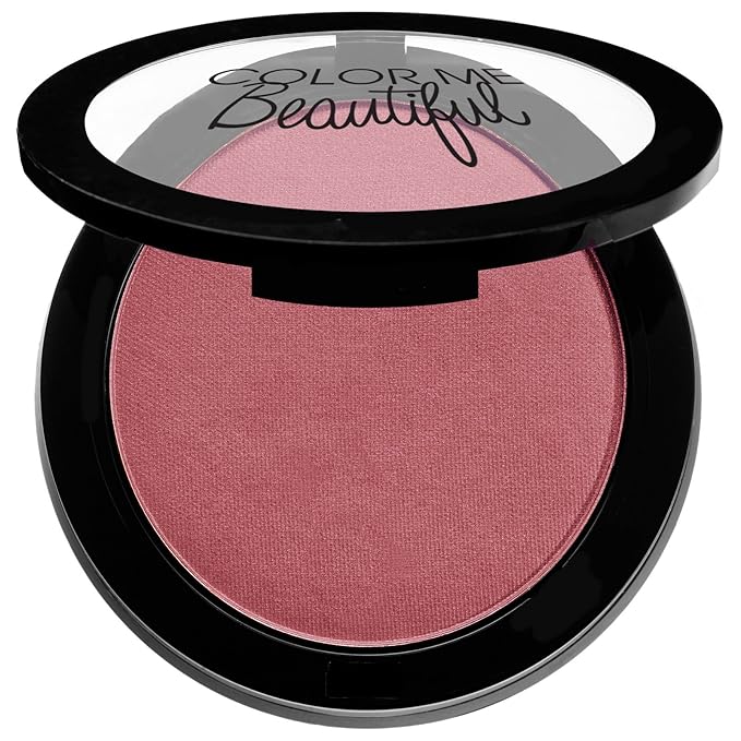Color Pro Blush by Color Me Beautiful, Pressed Powder Blush with Buildable Coverage, Complexion Enhancing Makeup