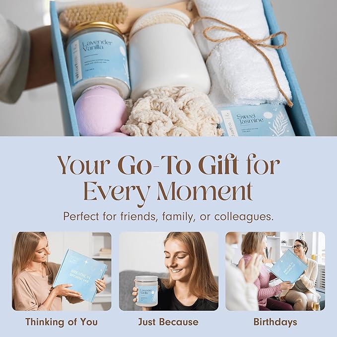 Unboxme Gifts Set For Women - Self Care Assortment Gift Box | Relaxation Gift Collection Box For Self Care | Ideal Gift With Mug, Candle, Bath Bombs & Bar Soap