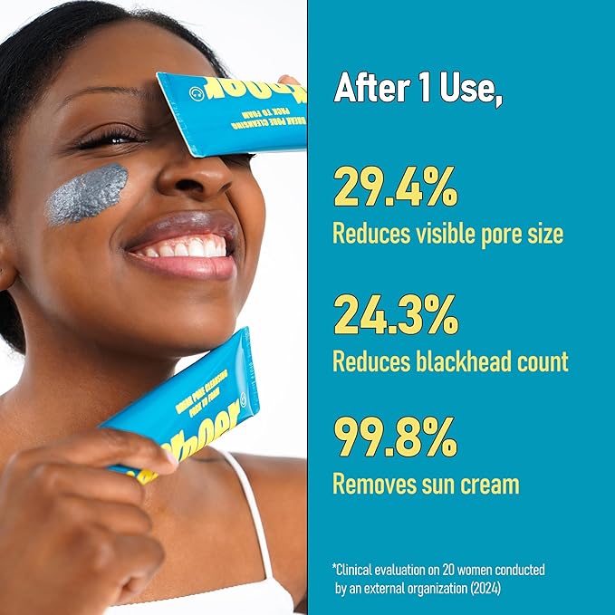 Break Pore Cleansing Pack to Foam โ 3-in-1 Korean Skin Care Wash-Off Mask & Exfoliator & Cleanser w/Charcoal and Salicylic Acid โ AHA, BHA, PHA for Oily, Congested Skin (3.38 fl oz)