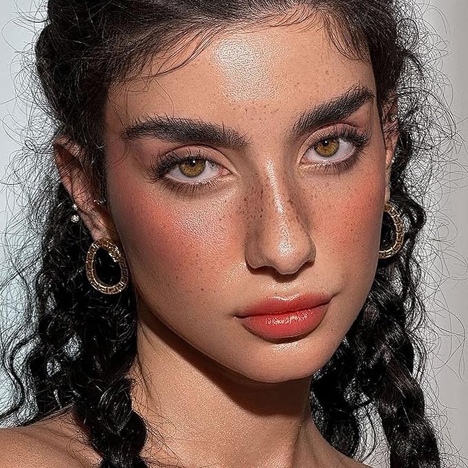 Nude Red Lipstick for Women Hydrate Lipstick Glossy Moisture Lip Gloss Sheer-Medium Coverage Shine Tinted Lip Balm for Dry Lips, DM97 Rose Nude