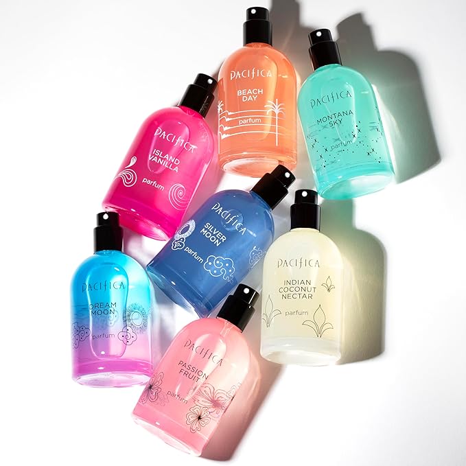 Pacifica Beach Day Spray Perfume, Fragrances, Bliss, Bergamont, Orange Flower, Sandalwood, Amber, Suede Leather, Clean Perfume, Parfum, Eau de Toilette Clean Vegan & Cruelty-Free