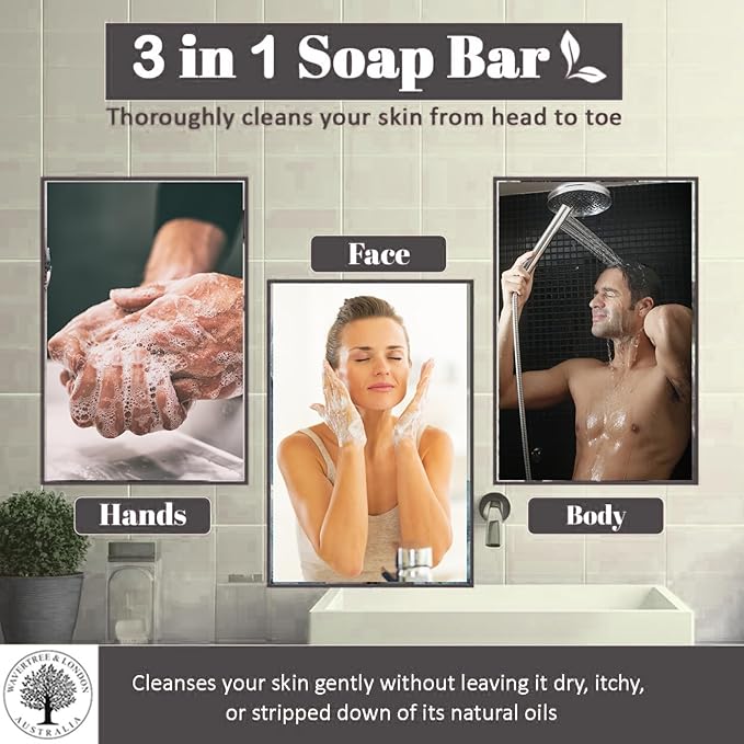 Wavertree & London Born To Drive Scented Natural Soap Bars (2 Bars), 7oz Moisturizing French Triple Milled Soap Bars enriched with shea butter - Pure Plant Oil Bath & Body Bars for All Skin Types