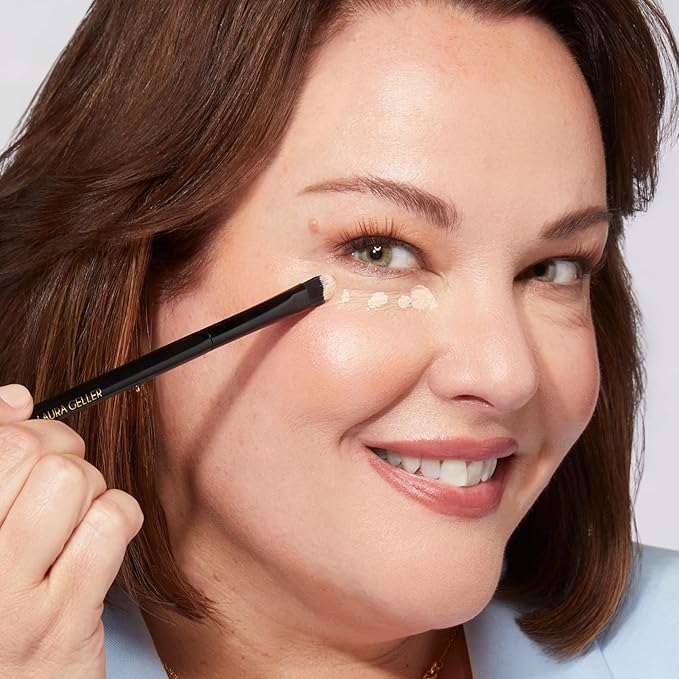 LAURA GELLER NEW YORK The Ideal Fix Concealer - Golden Medium - Buildable Medium to Full Coverage Liquid Concealer - Covers Under Eye Dark Circles & Blemishes - Long-Lasting