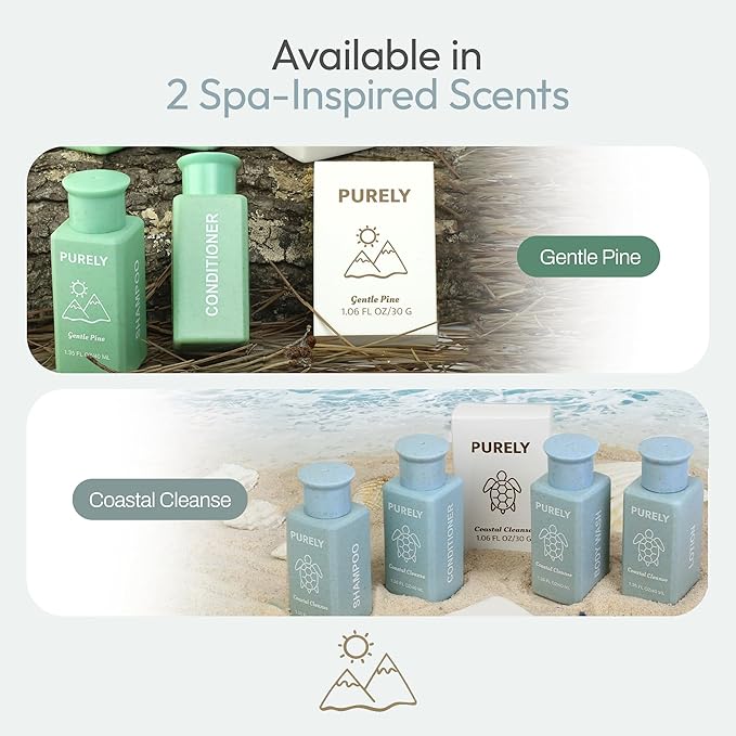 150 piece set | Hotel Soaps and Toiletries Bulk set | Airbnb Essentials for Hosts | Mini Travel Size Shampoo and Conditioner Sets | Bulk Travel Size Toiletries | Homeless Supplies Bulk Amenities