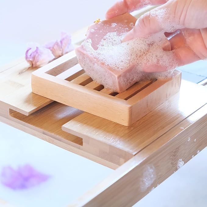 Natural Amor All Natural Bar Soap Set (5 Pack), Shea Butter Enriched, Gentle Bar for All Skin Type, Essential Oils Scented, Handmade Soap Gift Set For Women & Men