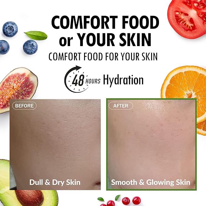 FARMSKIN Organic Face Mask, 12 pcs - Hydrating, Moisturizing, Brightening, Soothing, Cruelty-Free