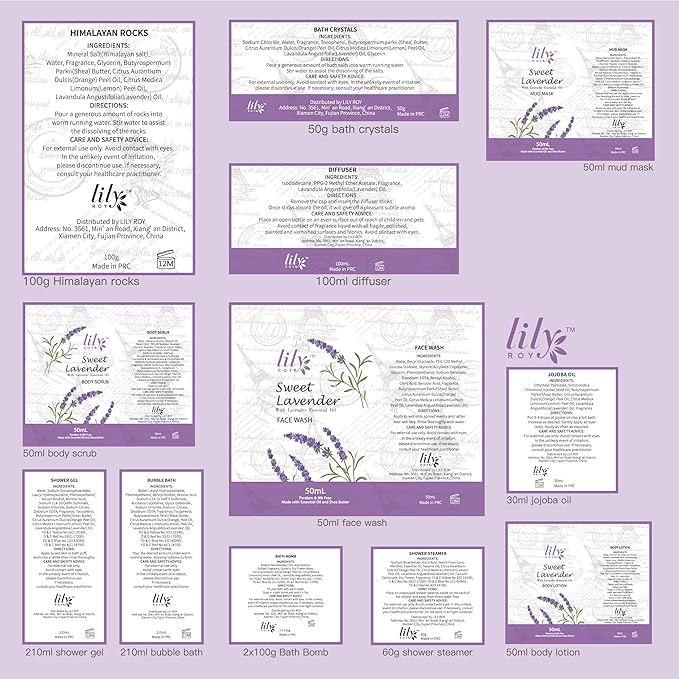 Mothers Day Gifts for Mom - 18-Piece Luxury Bath and Body Gift Set for Women, Lavender Spa Gift Basket with Bath Bomb, Diffuser | Self Care, Christmas Birthday Gifts for Her, Bridal Shower Pamper Kit