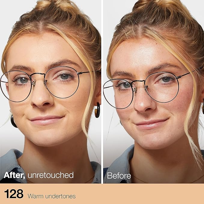 Maybelline Fit Me Matte + Poreless Liquid Oil-Free Foundation Makeup, Warm Nude, 1 Count (Packaging May Vary)