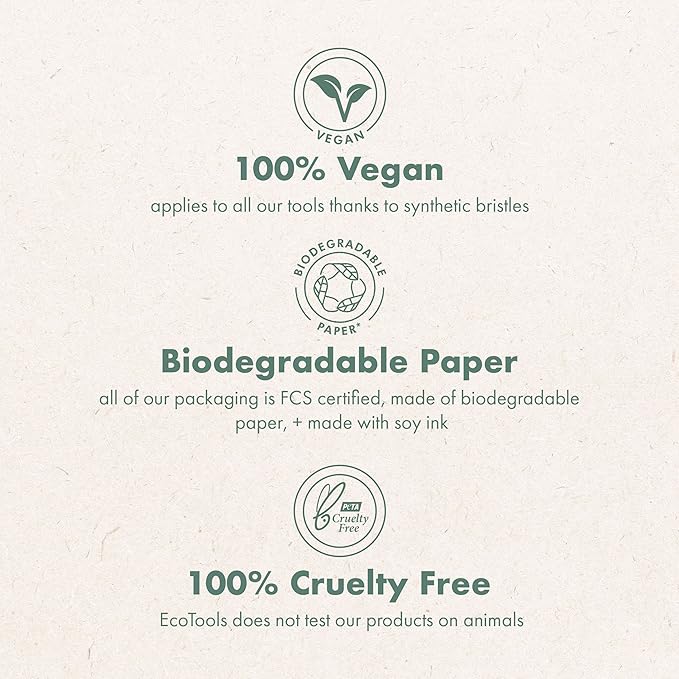 EcoTools Dry Body Brush, for Post Shower & Bath Skincare Routine, Removes Dirt & Promotes Blood Circulation, Helps Reduce Appearance of Cellulite, Eco-Friendly, Vegan & Cruelty-Free, 1 Count