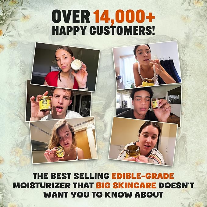 Whipped Beef Tallow and Honey Balm Moisturizer for Skin, Face, Lips, Body - Unscented