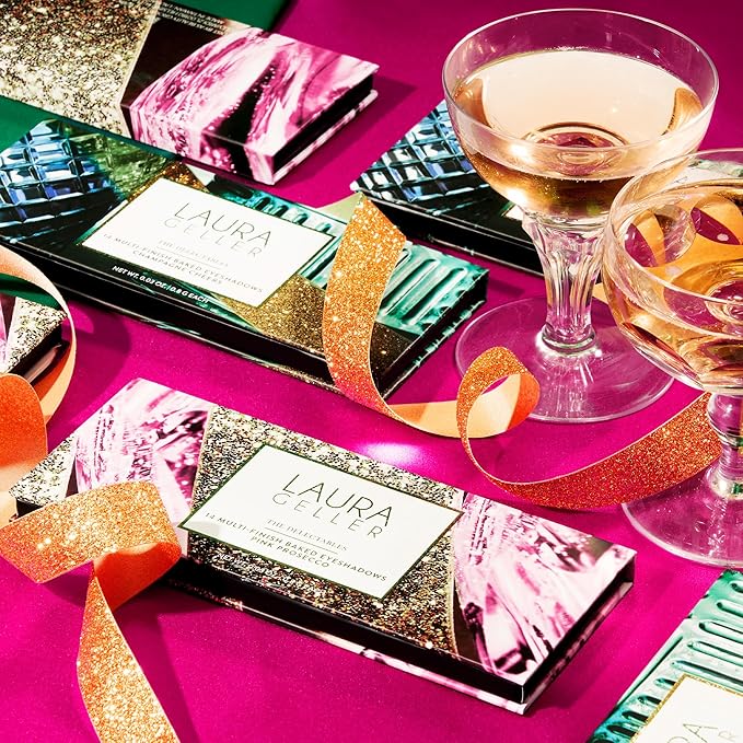 LAURA GELLER NEW YORK The Delectables Baked Eyeshadow Palettes (04 Pink Prosecco, 1 Count)