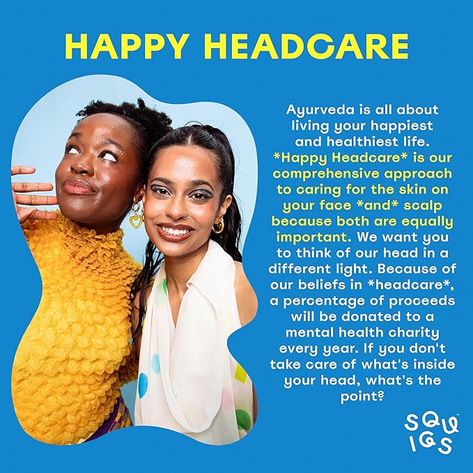 Squigs Bi-Phase Hyaluronic Acid Serum for Face - Ayurvedic Hydrating Face Serum with Niacinamide, Squalane & Turmeric for Moisturized, Glowing Skin - Vegan, Clean Beauty & Paraben Free - 1 FL OZ