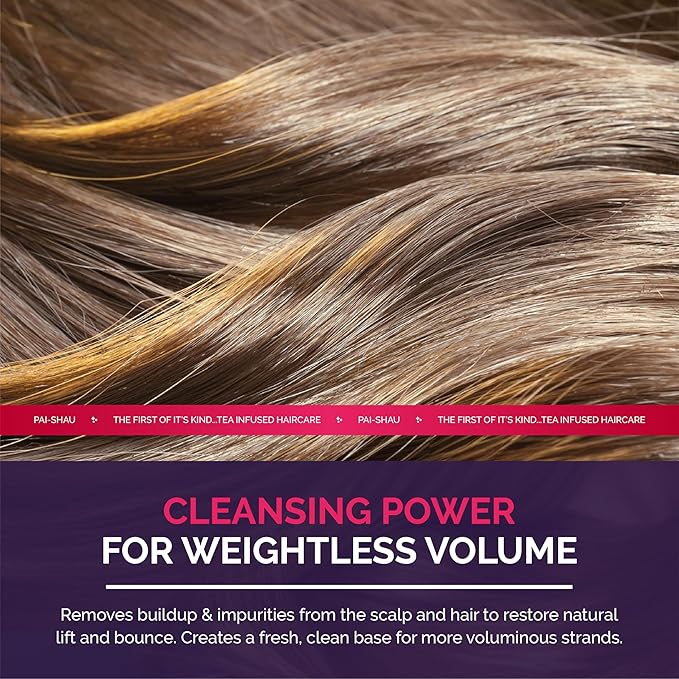 Pai-Shau Opulent Volume Hair Cleanser - Volumizing Shampoo for Fine Hair- Provides Improved Volume and Lasting Fullness - Shampoo for Women - 33.8 Fl Oz