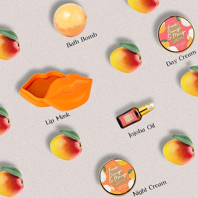 Mothers Day Gifts for Mom - 23-Piece Bath & Body Gift Basket Set for Women, Bath Gift Set, Spa Gift Basket Set with Bath Bomb & More | Christmas Valentine's Birthday Gifts, All Occasion Present