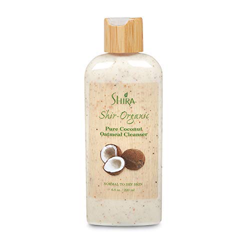 Shira Shir-Organic Pure Coconut Oatmeal Cleanser For Normal To Dry Skin Removes Dead Skin Cells And Provide Nourished Hydrated Soothing Skin.(200ml)