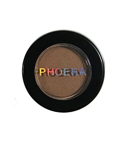 Phoera AQUAPURITY Waterproof Long Lasting Matte Eyeshadow Palette in 12 Pigment Color Face Powder Eye Shadow Cosmetic Cream Makeup Cosmetic (207 AMAZE)