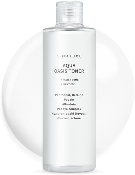 Aqua Oasis Toner | PHA, Soothing and Calming Skin,Hydrating, Refreshing Toner for All Skin Types, Korean Skin Care, Vegan | 210ml, 7.10 Fl Oz