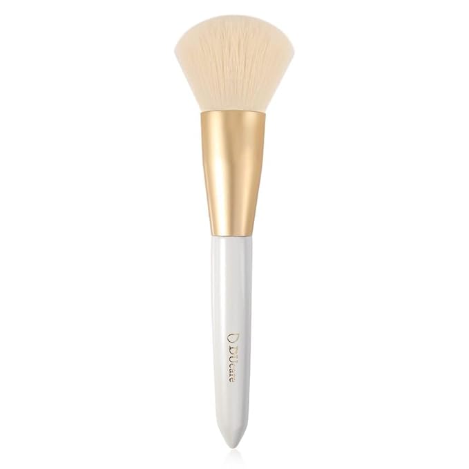 DUcare Powder Brush - Fluffy Large Makeup Brush With Soft Synthetic Bristles For Quick Makeup Setting and Blush for Flawless Application
