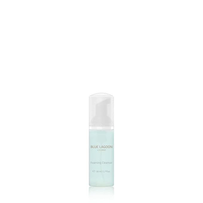 Blue Lagoon - Natural Foaming Face Cleanser - Gentle Facial Wash - Skin Purifier - Cleanser for Women - Makeup Dissolver - Bioactive Icelandic Skincare (1.7 fl oz | 50 ml)