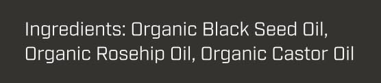 Organic Castor Oil, Rosehip Oil & Black Seed Oil for Face - Anti-Aging Facial Oil & Moisturizer for Women, Natural Ancient Remedy for Hydrated, Glowing Skin - Cold Pressed Face Oil (2 Fl Oz)