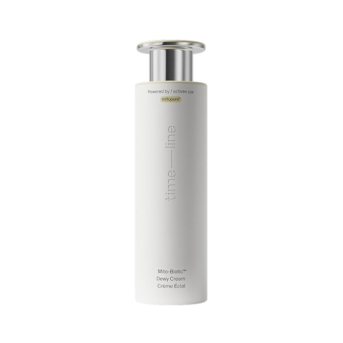 Timeline Mito-Biotic™ - Dewy Cream Lightweight Moisturizer With Peptides to Hydrate, Plump & Protect Dry Skin - 1.7 Fl Oz