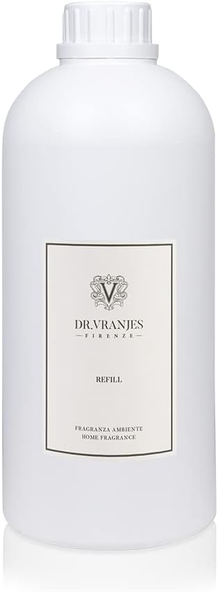 Dr. Vranjes - Ginger Lime 2500 ml Refill + Double Pack of White Sticks (3 Pieces Bundle)- Luxury Home Fragrance, Made in Italy, Main Scent: Fruity, Olfactory Pyramid: Lime, Ginger, White Pepper