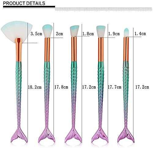 Tenmon 11 PCS Makeup Brush Set,Eyeshadow Eyeliner Makeup Brush Makeup Foundation Eyebrow Eyeliner Blush Cosmetic Concealer Brush