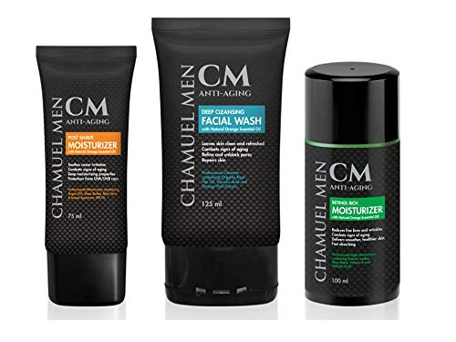 Daily Face Cream for Men with 2.5% Retinol Anti-Aging Moisturizer for Fine Lines, Dark Spots, and Wrinkles - Overnight Lotion