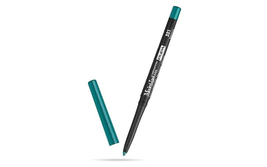 Pupa Milano Made To Last Definition Eyes - Creamy Retractable Automatic Eyeliner - Create Instant, Smudge Free Intensity - Lasting Color Liner For Waterline Or Lid - 501 Magnetic Green - 0.012 Oz
