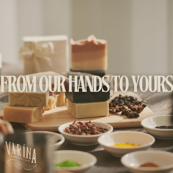 Organic Lavender Flowers Bar Soap - Gentle Cleansing for Sensitive Skin, Herbal and Mint - 3 Pack