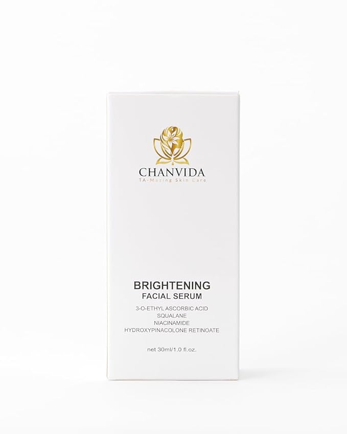 Brightening Facial Serum has Vitamin C, Niacinamide, Retinoate, Vitamine E, and Natural Ingredients help Reduce Dark Spots & Hyperpimentation, Smooth & Evens Skin Tone, Reduces Fine Lines.