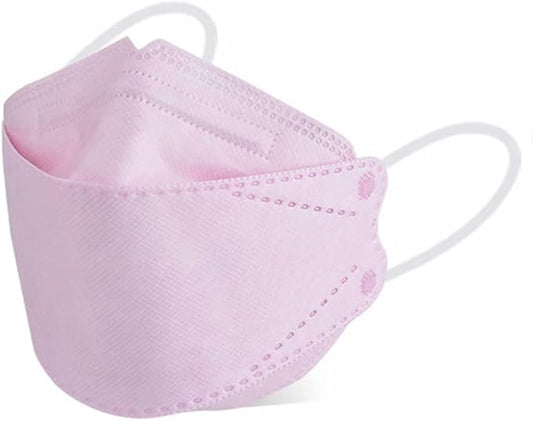 50 PCS KF94 Masks 4-Ply Breathable 3D Fàce Mẵsk for Adult,Pink Color