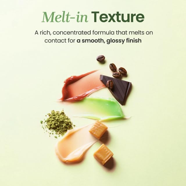 CNP Café Lip Butter - Propolis Lipcerin™ 07 Matcha, Hydrating Overnight Manuka Lip Balm & Mask, 12hr Long-Lasting Moisture, Korean Skin Care, 0.5 fl.oz.