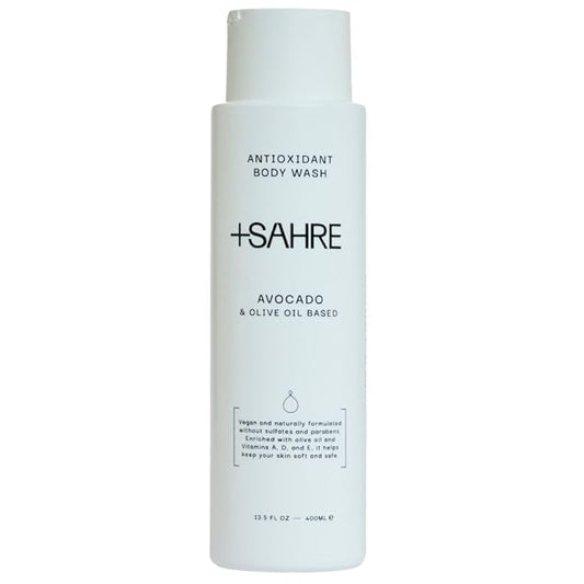 Natural Body Wash – Olive Oil & Avocado | Antioxidant-Rich | Vegan, Paraben-Free | 13.5 fl oz